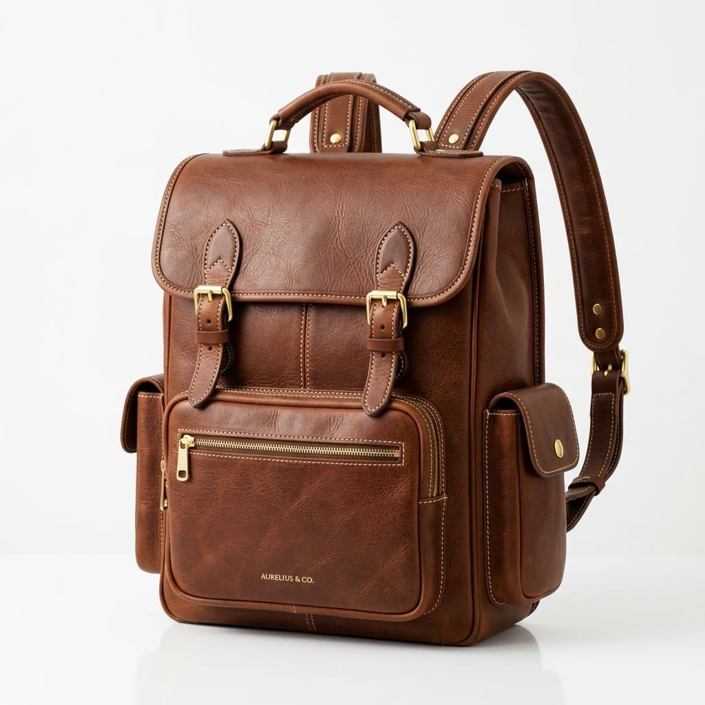 Classic Leather Backpack